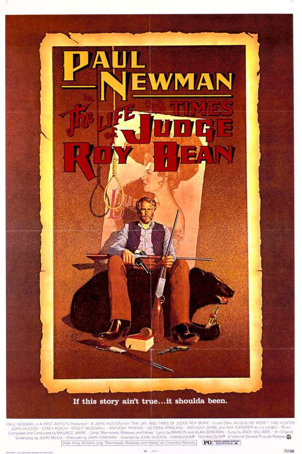In the frontier town of Vinegaroon, a former outlaw seeks redemption by establishing himself as Judge Roy Bean, a self-appointed arbiter of justice. With the assistance of a young Mexican girl, he brings prosperity to the community through unconventional methods. As Vinegaroon flourishes under his rule, Judge Bean’s authority is challenged, and his carefully constructed world faces the threat of collapse.