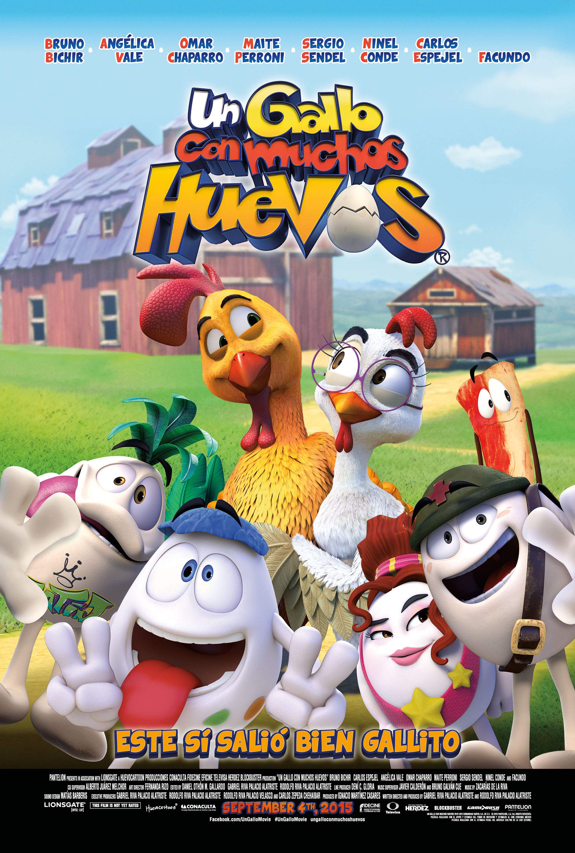 Un Gallo Con Muchos Huevos