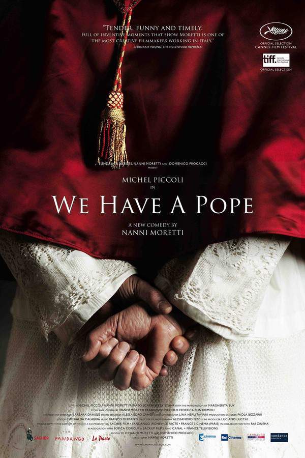 After an unexpected election, Cardinal Melville finds himself named Pope, throwing the Vatican into disarray. Overwhelmed by the immense responsibility, he grapples with a profound crisis. A perceptive therapist is brought in to help him navigate this challenging situation, leading to an insightful exploration of faith, duty, and the human condition as they confront the weight of the papal office and search for inner peace.