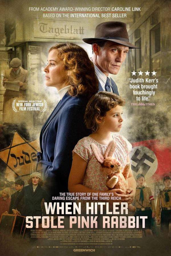 When Hitler’s rise to power threatens her family, a young Jewish girl, Anna, is forced to flee Berlin with her parents. As they leave behind their home and everything familiar, they embark on a perilous journey through Europe, facing constant fear and uncertainty. Anna’s life transforms as she witnesses the harsh realities of war and displacement, experiencing loss and adapting to new cultures while struggling to maintain hope for the future. It's a coming-of-age story about resilience and the strength of family in the face of adversity.