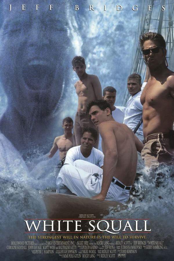 In the 1960s, a group of privileged prep school students sets sail on an unusual voyage led by the unconventional Captain Christopher Sheldon. The sailing expedition is meant to build character and resilience, but the journey takes a dangerous turn when a violent white squall hits. The crew must then battle the storm and their own personal struggles as they fight for survival at sea, learning valuable lessons about leadership, friendship, and courage.