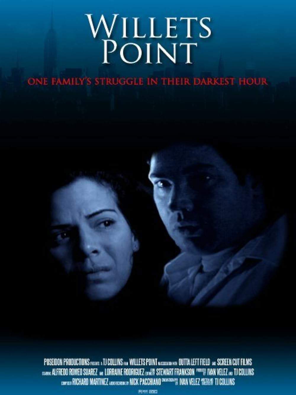 Guillo and Doris Blanco face a desperate situation in the Queens neighborhood of Willets Point, struggling to keep their family afloat as eviction looms. Financial hardship forces them to confront painful memories and question their path forward. As the pressure mounts, their marriage is strained, testing their love and resilience in the face of adversity. The film explores themes of family, hope, and the challenges of everyday life.