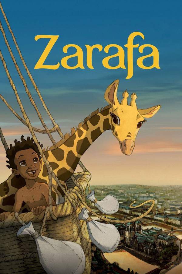 A young boy named Maki escapes slavery and journeys across the desert, joined by Prince Hassan and a rescued giraffe named Zarafa. Their incredible adventure takes them soaring above the Mediterranean in a hot-air balloon, as they navigate diverse landscapes and cultures. The group is on a mission to reach Paris, where Maki hopes to return Zarafa to her rightful home and find freedom for himself.